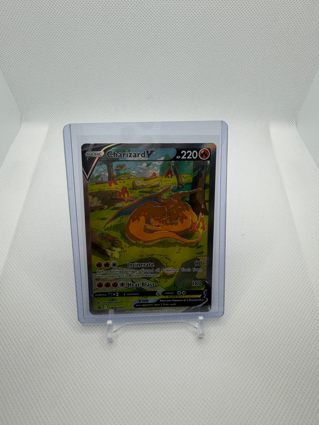 Pokemon TCG Charizard V SWSH260 Holo Promo - Sword & Shield English