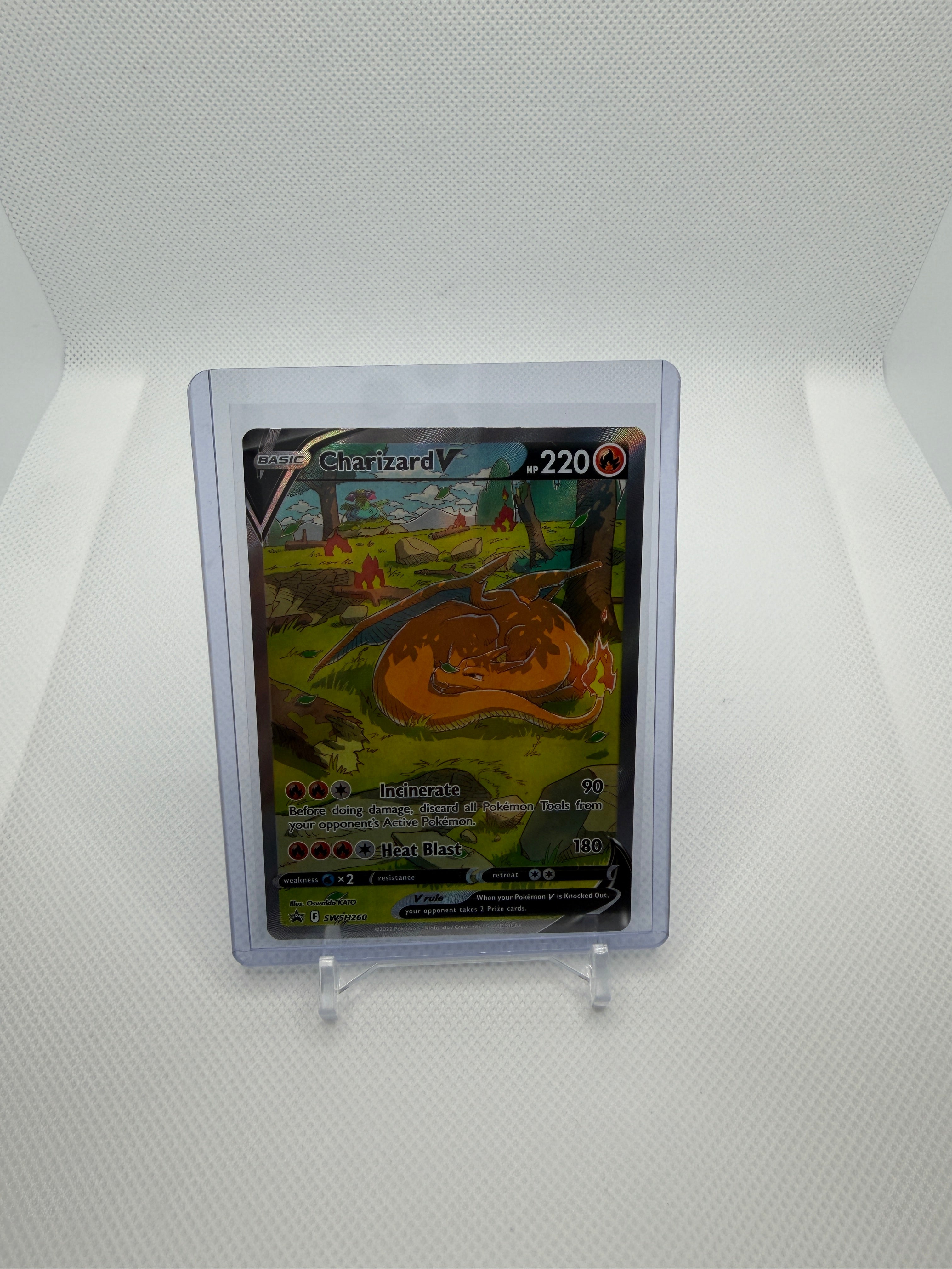 Pokemon TCG Charizard V SWSH260 Holo Promo - Sword & Shield English