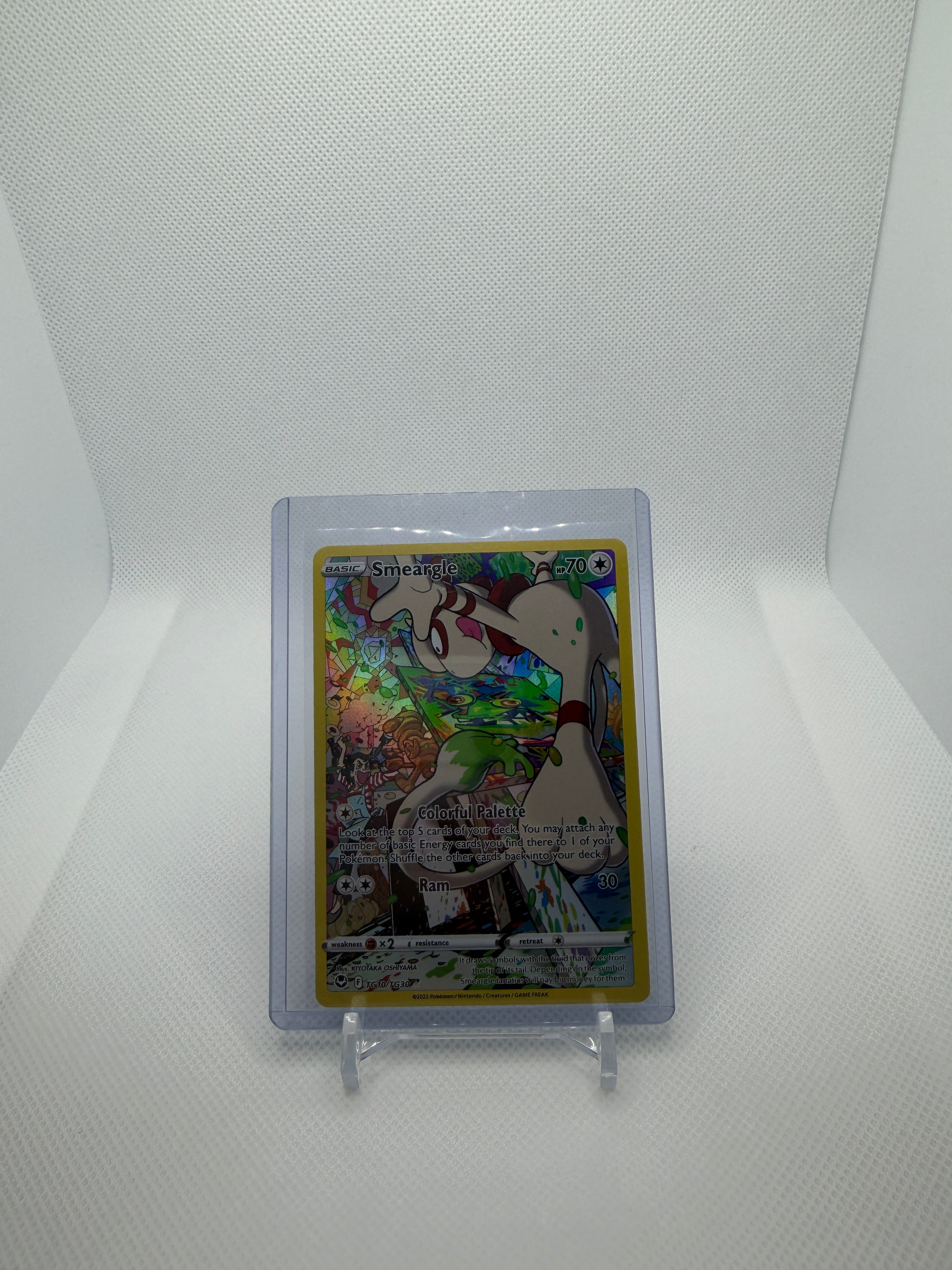 Smeargle TG10/TG30 Silver Tempest Trainer Gallery Pokemon Card