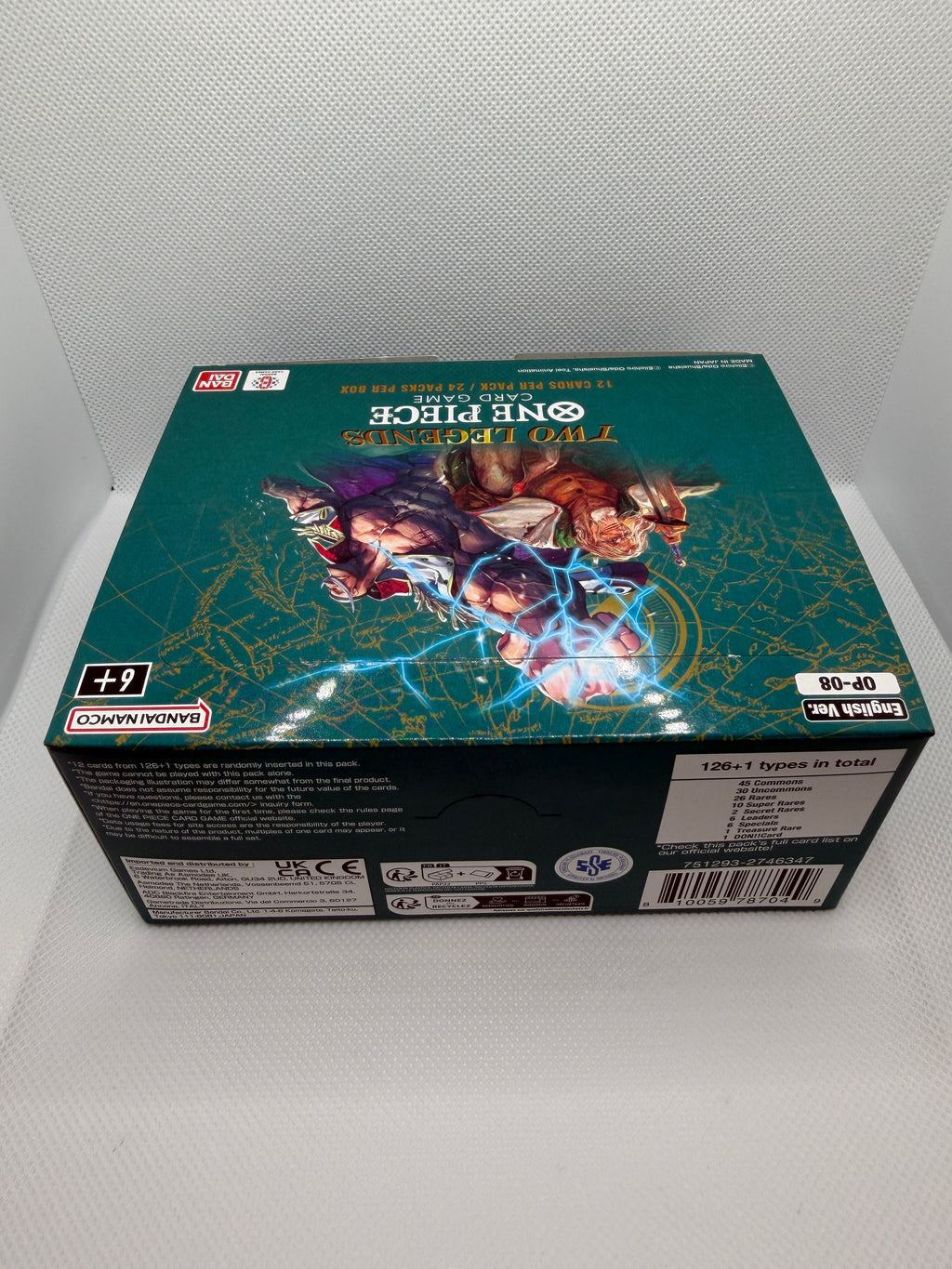 One Piece Card Game: Two Legends Booster Box (OP-08) (Unsealed)