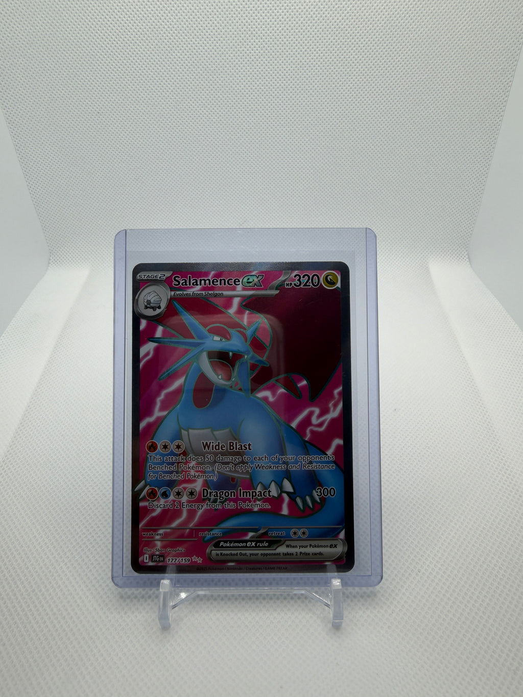 Pokémon Salamence ex 177/159 Sv09 Journey Together Ultra Rare Holo English
