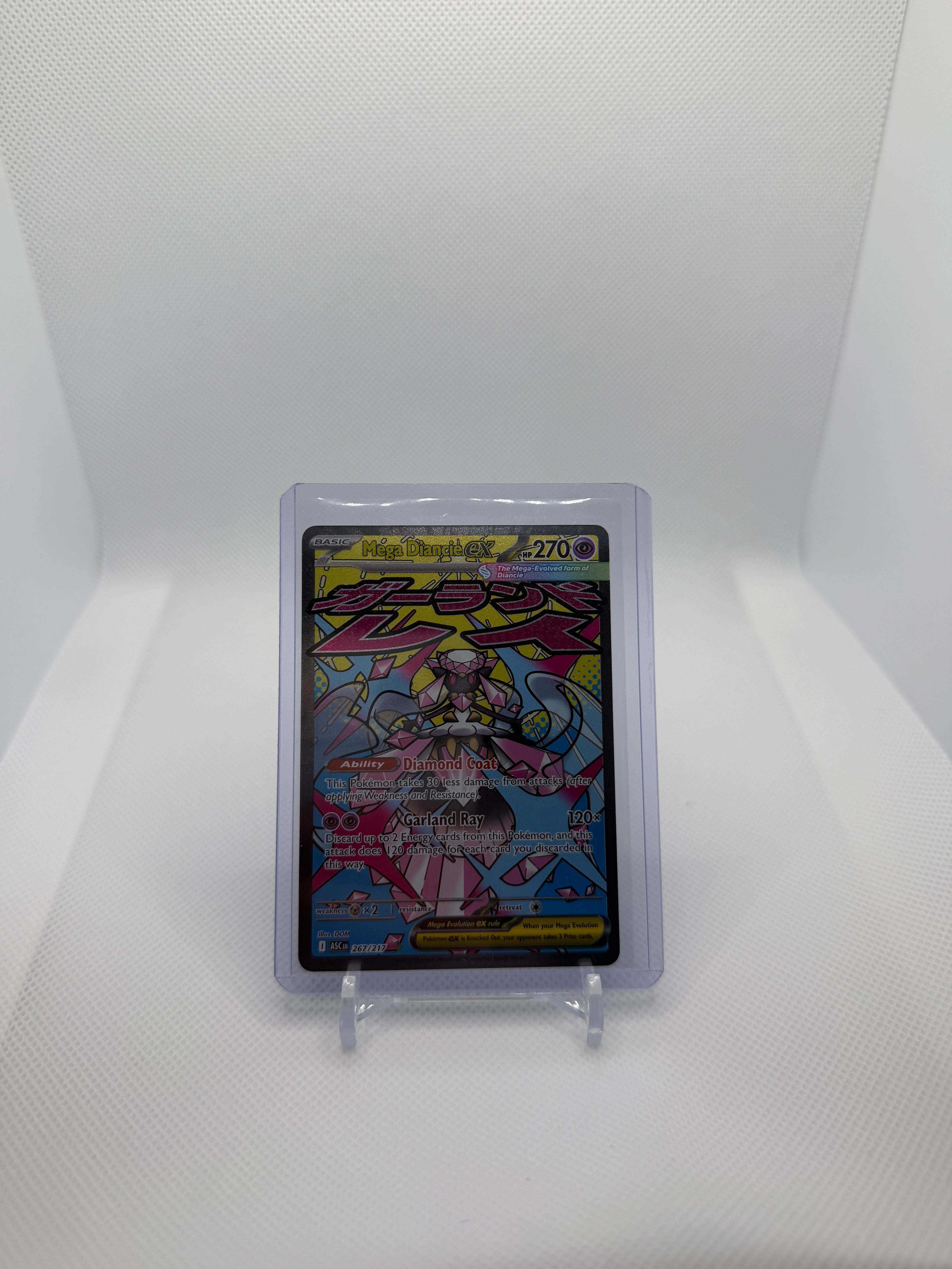 Pokémon TCG Mega Diancie Ex 267/217 Ascended Heroes